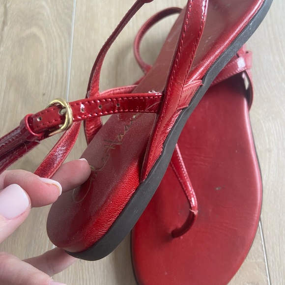 Red Patent Sandal - Picture 3 of 3